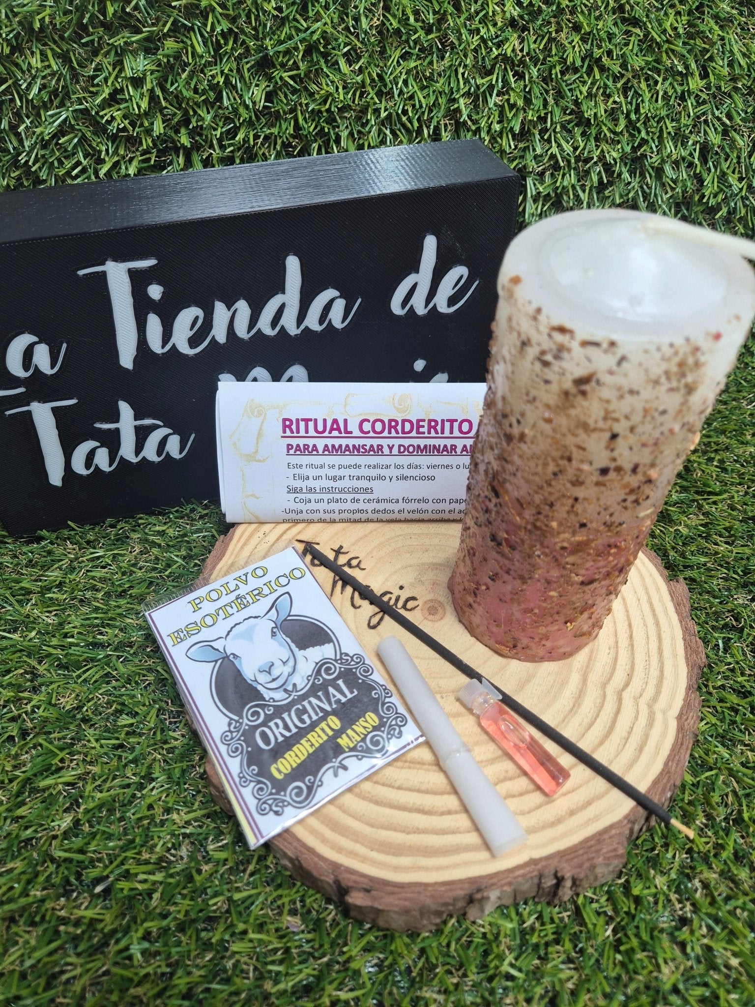 Velón Corderito Manso VelasTienda esotérica Málaga - La Tienda de Tata Magic: tienda Esotérica en Málaga