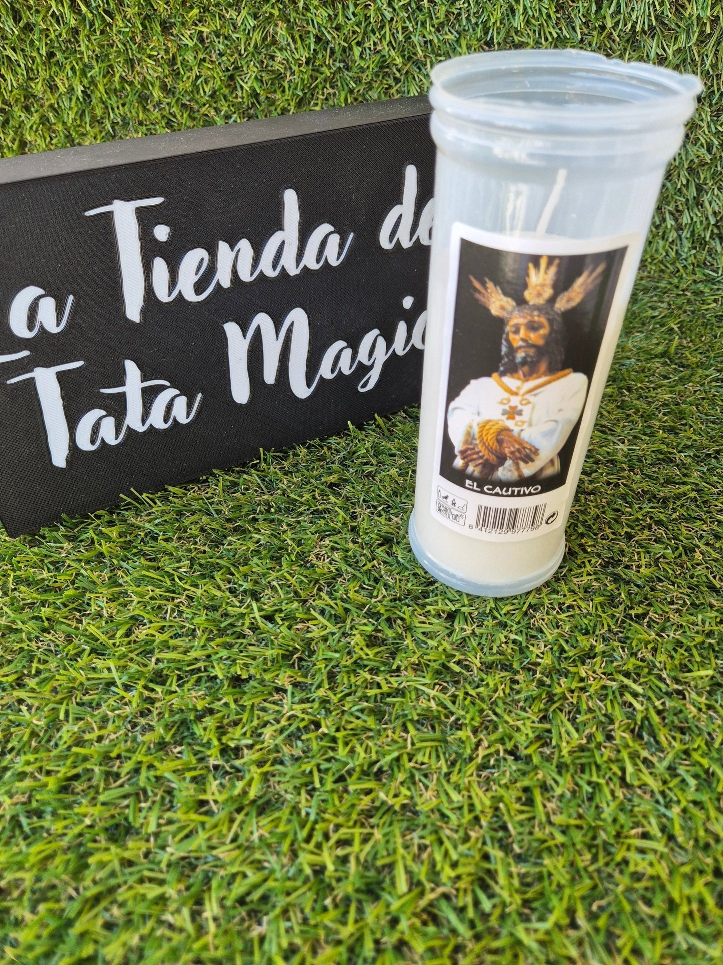 Velón El Cautivo - Vela de Devoción y Oración Espiritual VelasTienda esotérica Málaga - La Tienda de Tata Magic: tienda Esotérica en Málaga