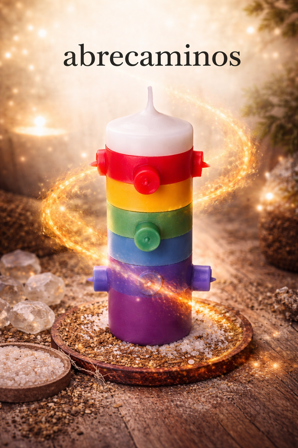 Velón 7 Mechas 7 Potencias – Rompe Obstáculos y Activa la Energía Divina VelasTienda esotérica Málaga - La Tienda de Tata Magic: tienda Esotérica en Málaga