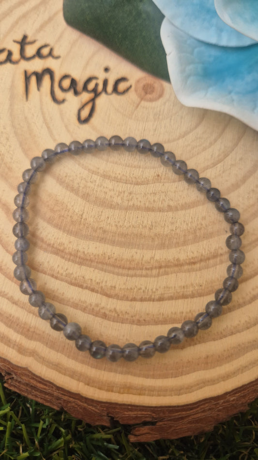 Pulsera labradorita azul
