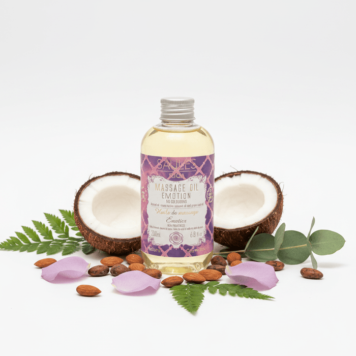 Aceite de Masaje Emotion 200ml - Almendras, Coco y Semilla de Uva | Paules Riga