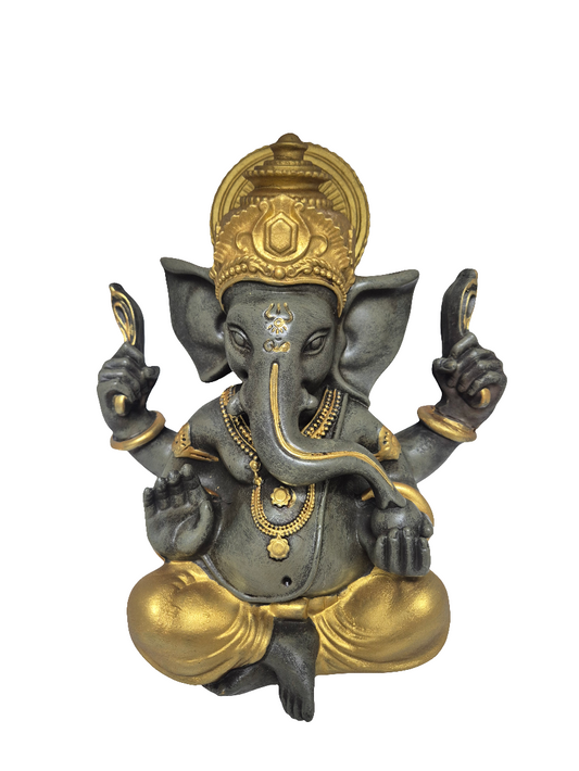 Figura Resina Ganesha  23 cms