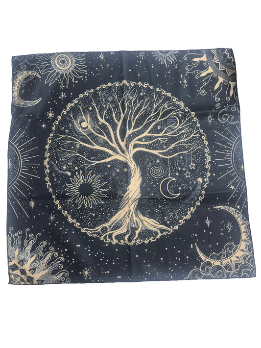 Tapete Tarot Arbol de La Vida 50cm x 50cm