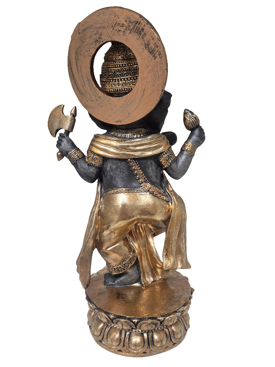Figura Ganesha Hacha 32 Cm