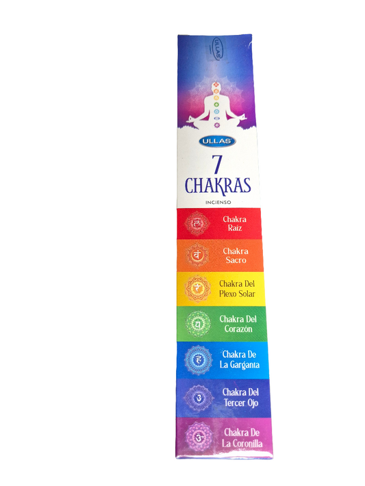 Inciensos Ullas 7 Chakras - Armonía y Equilibrio