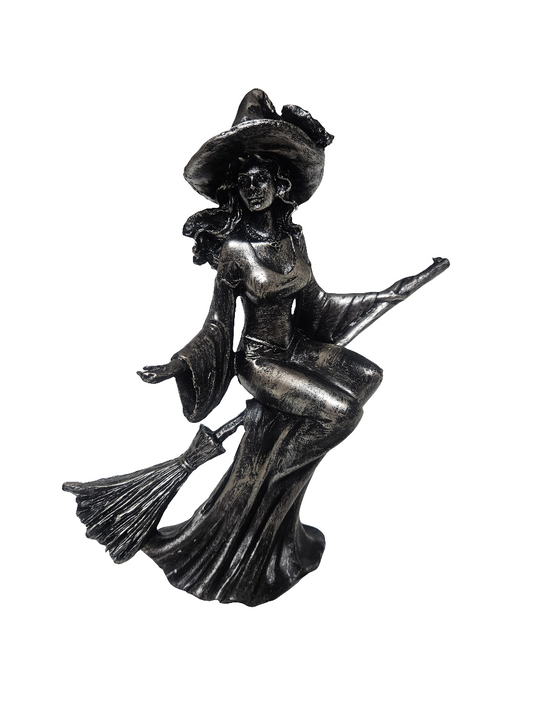 Figura - Bruja Sentada en Escoba