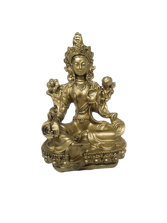Figura - Tara Verde Dorada 12cm