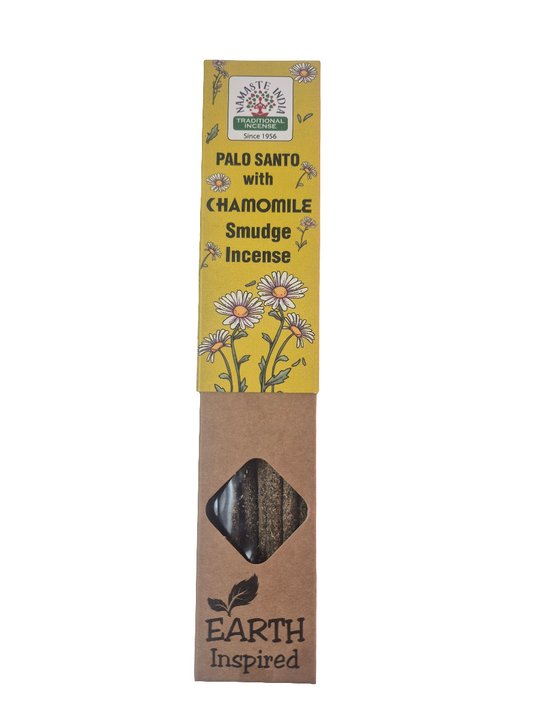Incienso Defumacion Palo Santo con Manzanilla