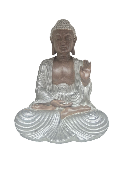 Figura - Budha Plateado