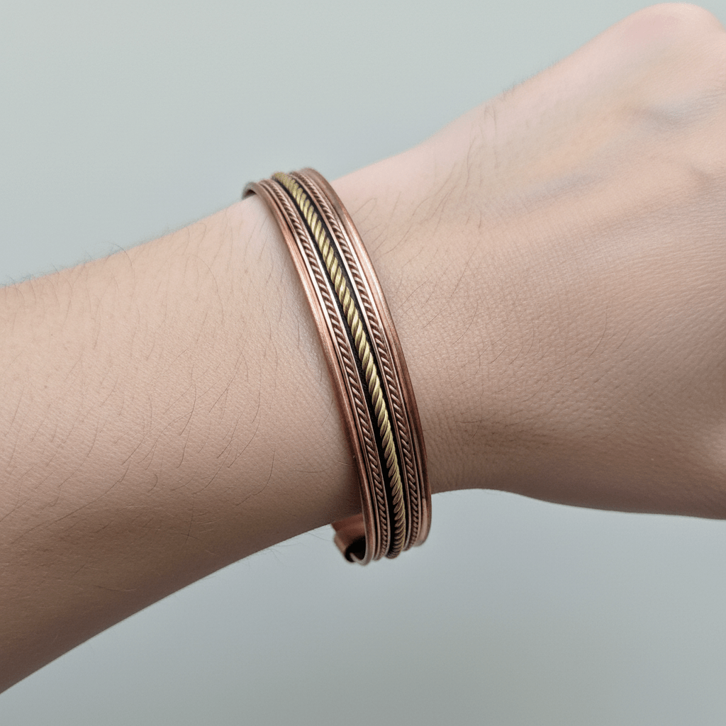 Brazalete de Bronce con Diseño Trenzado | Energía, Protección y Poder Ancestral BrazaletesTienda esotérica Málaga - Tata Magic: tienda Esotérica en Málaga