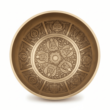 Cuenco Tibetano 7 Metales 12,5cm | Mandala | Meditación y Sanación Sonora Tienda esotérica Málaga - La Tienda de Tata Magic: tienda Esotérica en Málaga