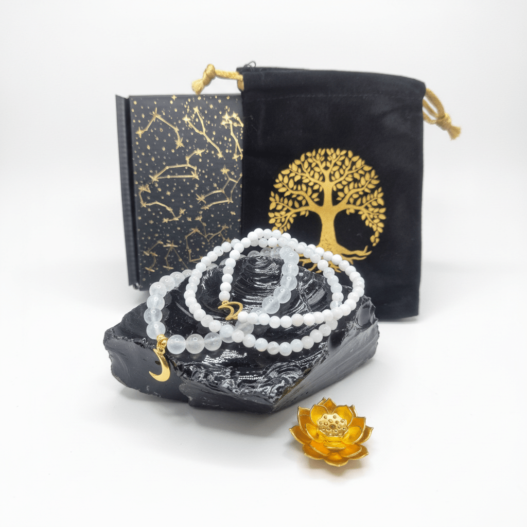 Pack Selene Ritualizado Piedra luna crecimiento espiritual Joyería / PulserasTienda esotérica Málaga - Tata Magic: tienda Esotérica en Málaga