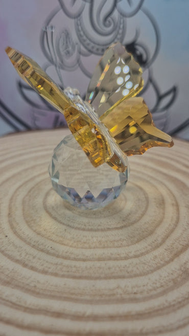 Mariposa Feng Shui de Cristal - Amuleto de Renacer y Energía positiva