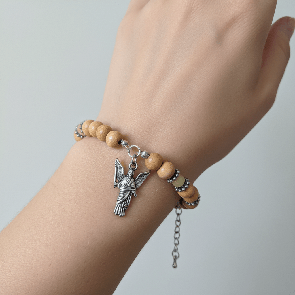 Pulsera Arcángel Uriel con Citrino y Patchouli | Abundancia y Sabiduría Pulseras EsotéricasTienda esotérica Málaga - Tata Magic: tienda Esotérica en Málaga