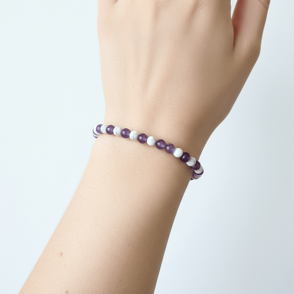 Pulsera para el Insomnio 4mm | Descanso Profundo y Calma Nocturna Pulseras de MineralesTienda esotérica Málaga - Tata Magic: tienda Esotérica en Málaga