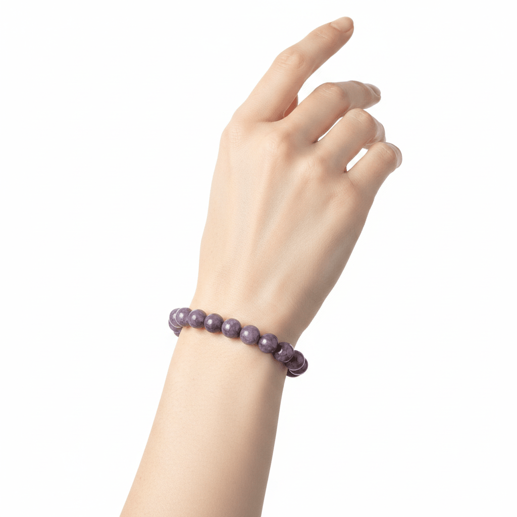 Pulsera Lepidolita 6mm | Calma Profunda, Equilibrio Emocional y Paz Interior Pulseras de MineralesTienda esotérica Málaga - Tata Magic: tienda Esotérica en Málaga