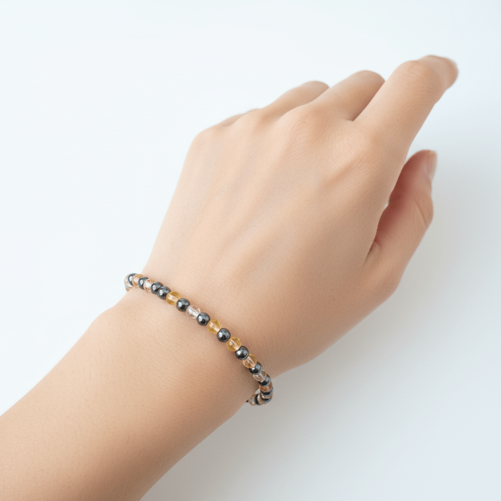 Pulsera Manifestación del Dinero 4mm | Abundancia, Prosperidad y Éxito Pulseras de MineralesTienda esotérica Málaga - Tata Magic: tienda Esotérica en Málaga
