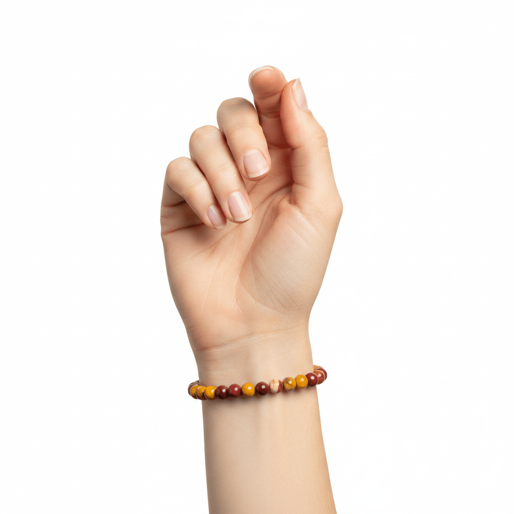Pulsera Mokaita 4mm | Vitalidad, Cambio Positivo y Alegría de Vivir Pulseras de MineralesTienda esotérica Málaga - Tata Magic: tienda Esotérica en Málaga