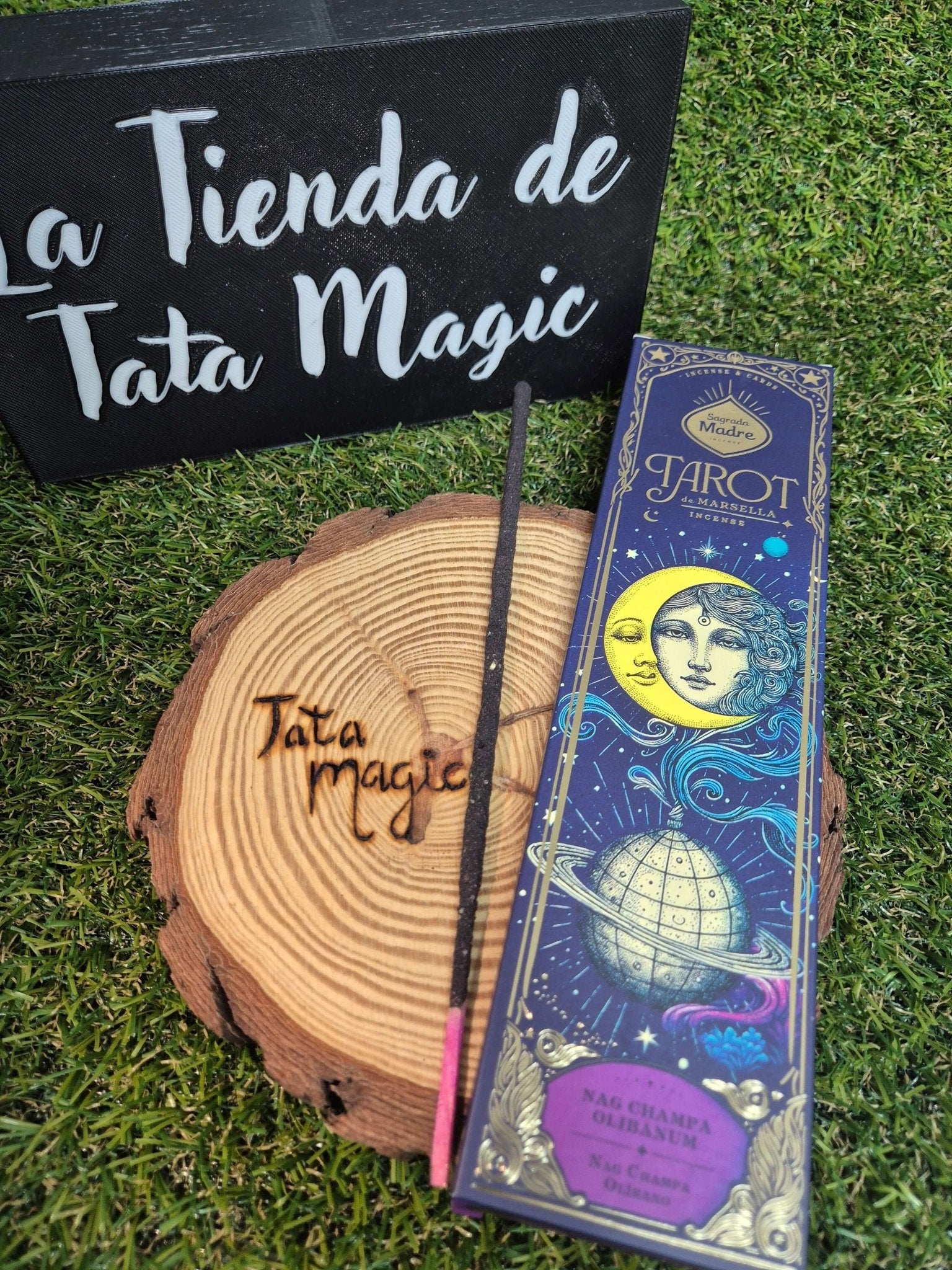 Incienso Tarot de Marsella de Sagrada Madre - Nag Champa y Olíbano Tienda esotérica Málaga - La Tienda de Tata Magic: tienda Esotérica en Málaga