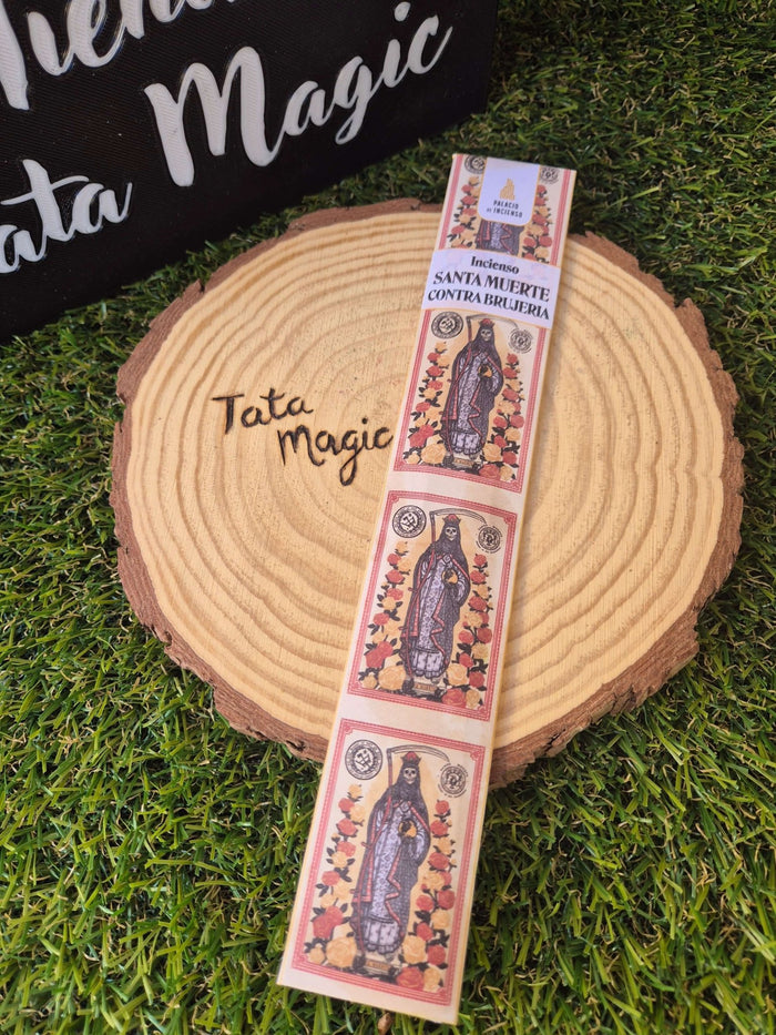 Incienso Santa Muerte Contra Brujería Palacio del Incienso- Corte, Limpieza y Protección Total