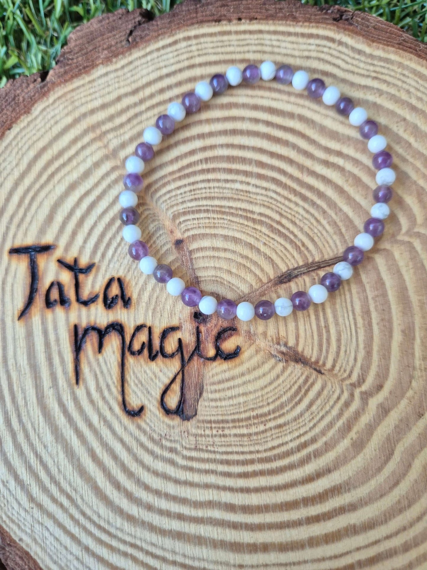 Pulsera insomnio 4 mm JoyeriamineralespulserasTienda esotérica Málaga - La Tienda de Tata Magic: tienda Esotérica en Málaga