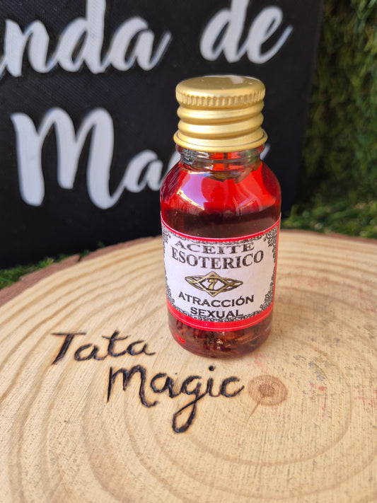 Aceite esotérico Atracción Sexual Ritualizado de 7 Llaves - Magnetismo, Pasión y Seducción