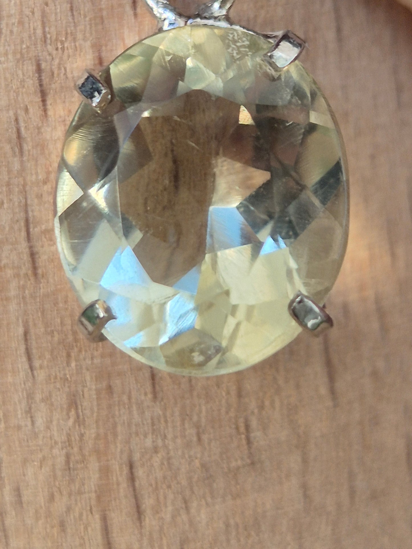 Colgante de Citrino en Plata - Con Activación Cuántica para la Abundancia