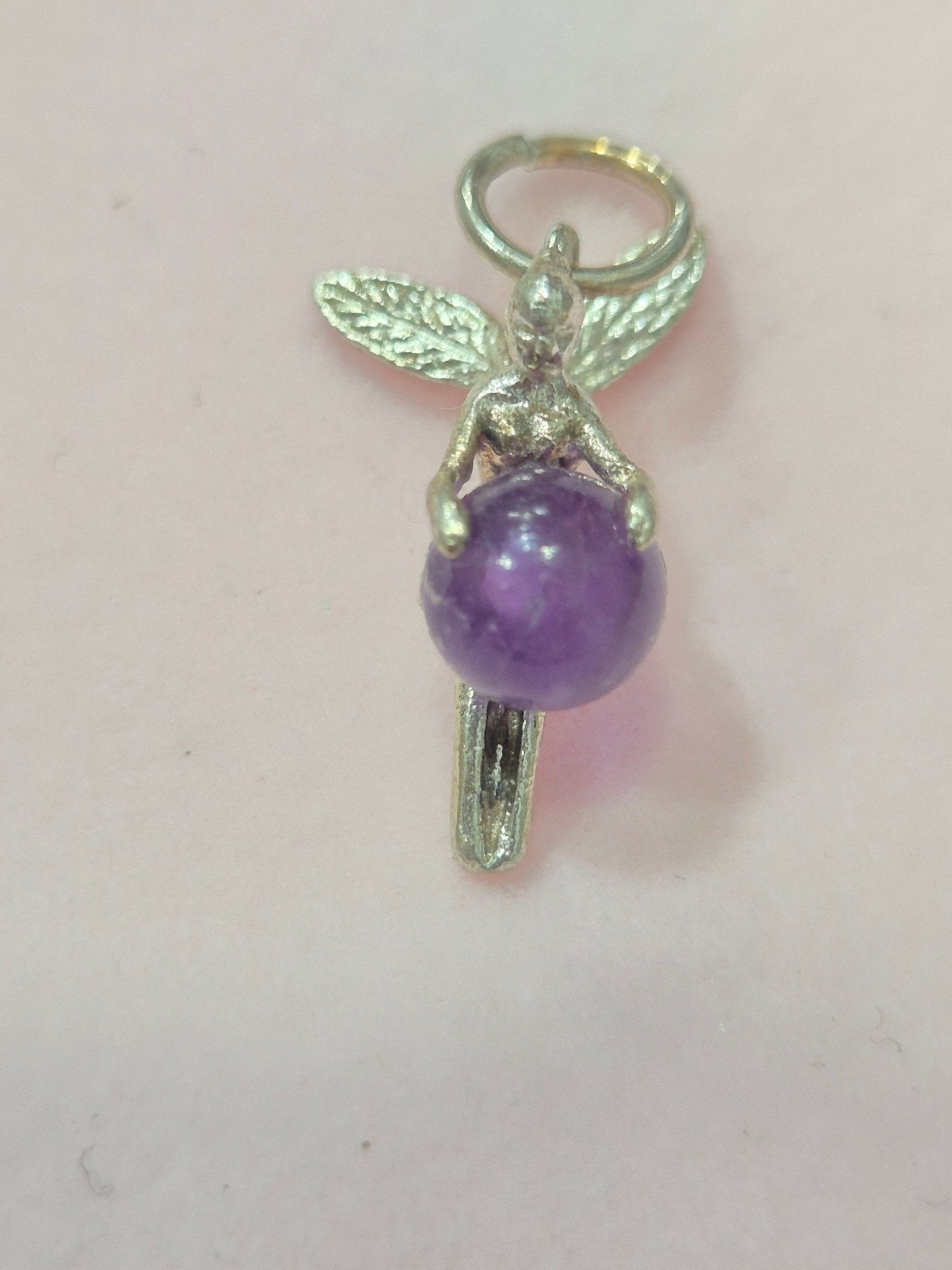 Colgante Hada Amatista Plata 925 (Sin Cadena) Tienda esotérica Málaga - La Tienda de Tata Magic: tienda Esotérica en Málaga