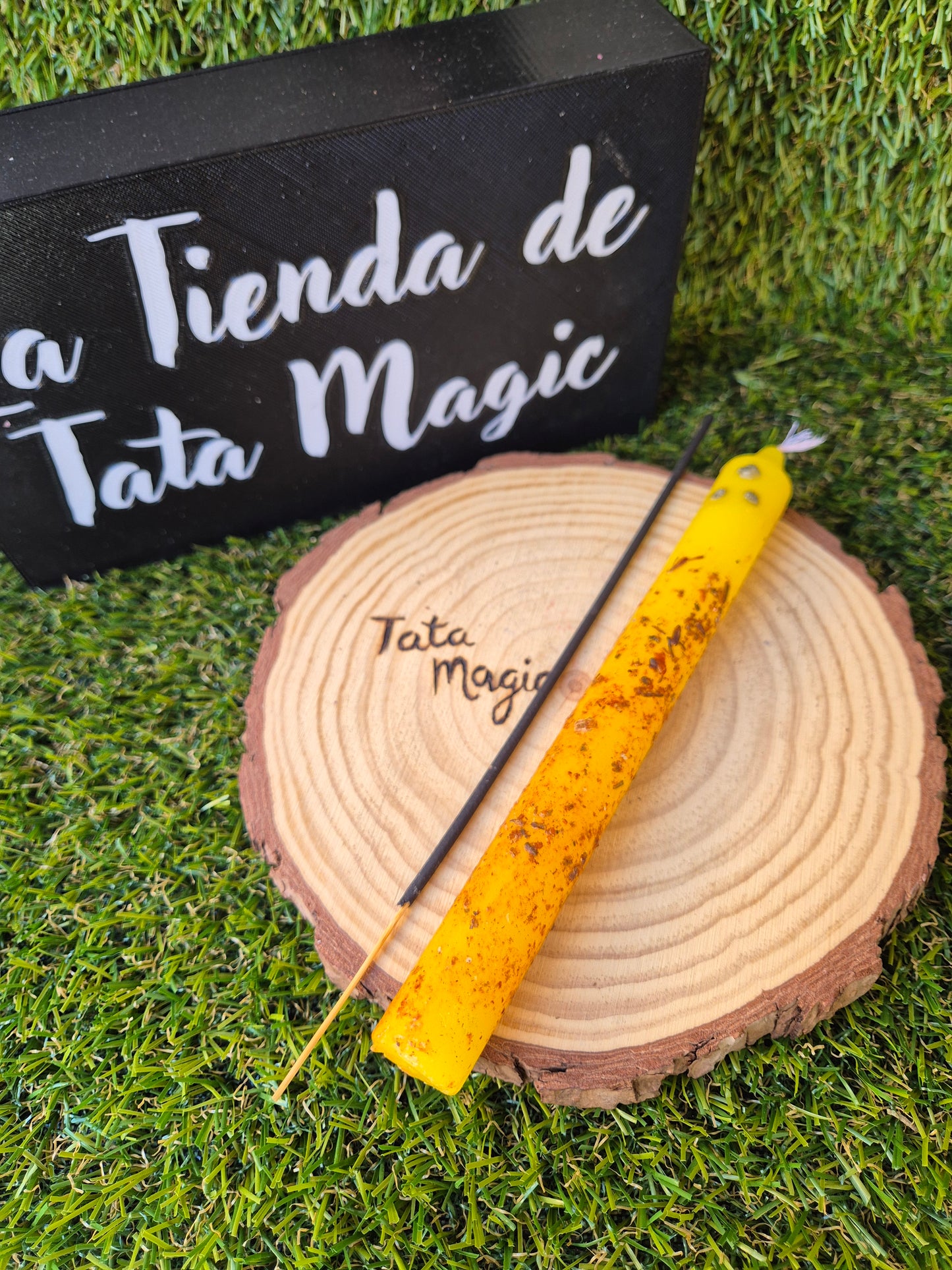 Vela Herbórea Dinero de 7 Llaves - Abundancia, Ventas y Prosperidad