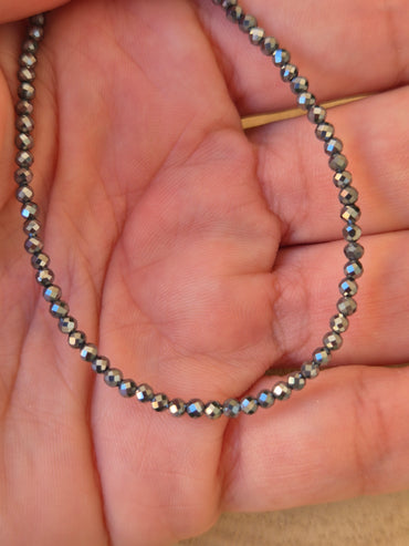 Collar de Terahercio Facetado 2 mm - Protección Electromagnética