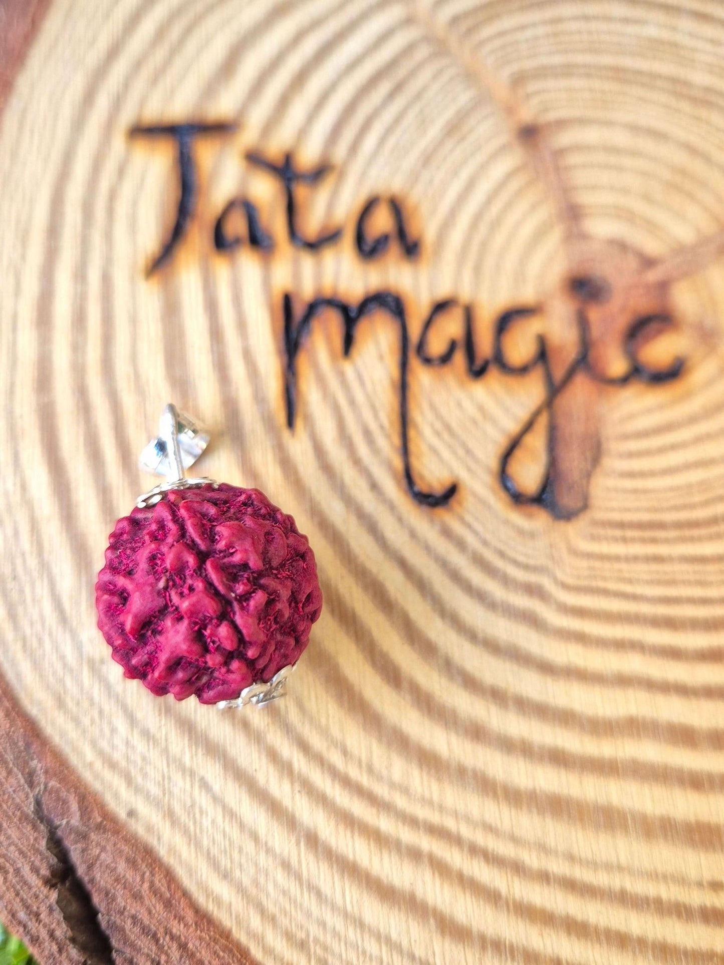 Colgante Semilla Rudraska Tienda esotérica Málaga - La Tienda de Tata Magic: tienda Esotérica en Málaga