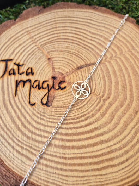 Pulsera Sigilo Dinero Plata