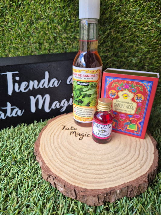 Pack Sándalo - Atracción, Armonía y Elevación Espiritual