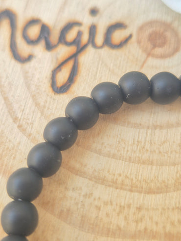 Pulsera Shaligram 4mm- Conexión divina, Purificación y protección espiritual