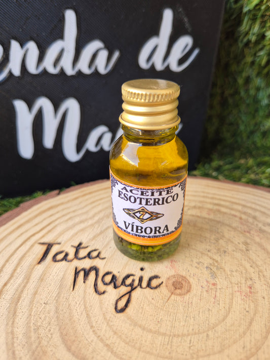 Aceite Esotérico Víbora Ritualizado de 7 Llaves - Protección, Corte y Detección de Energías Tóxicas