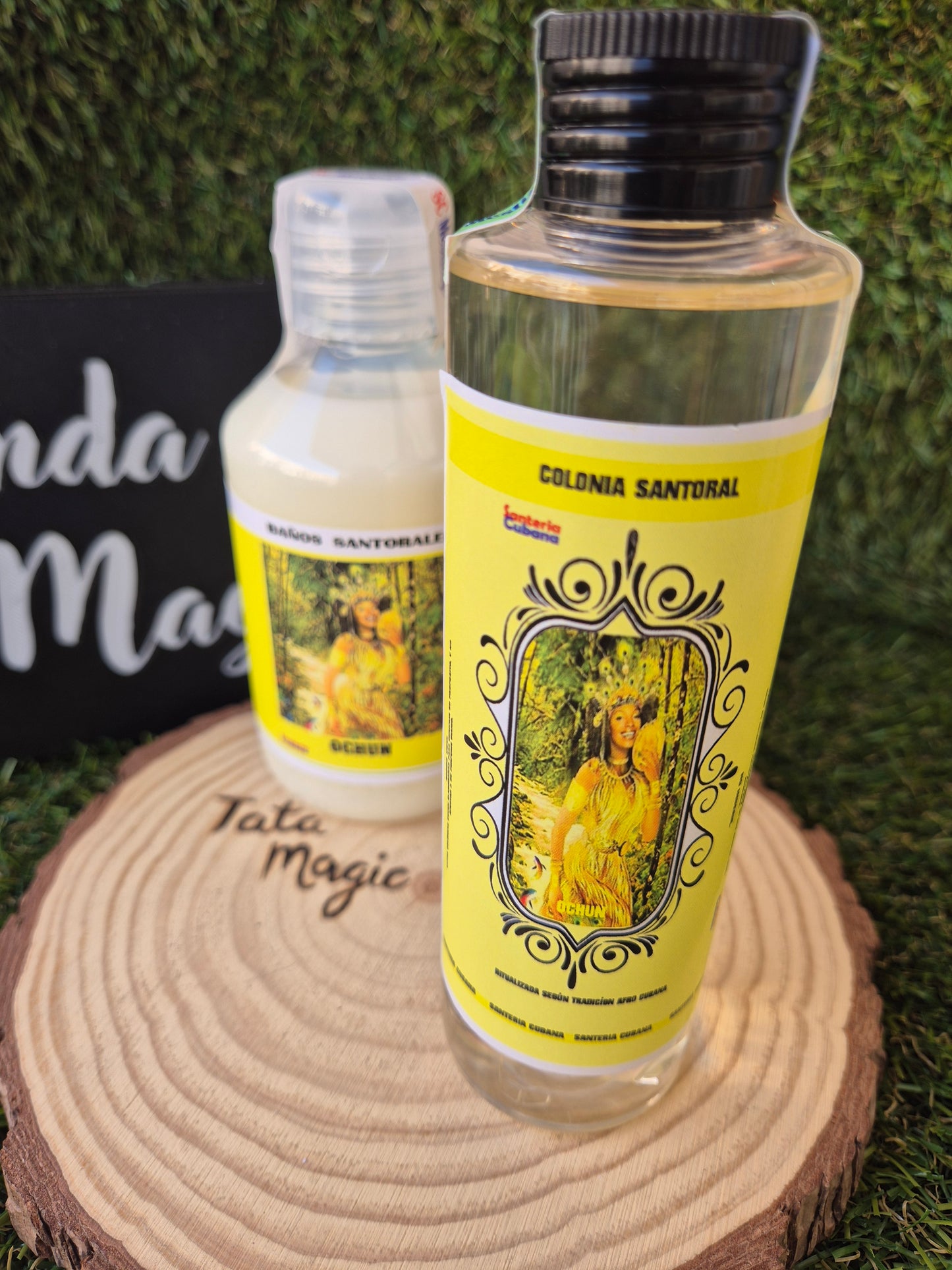 Pack Colonia + Baño Santoral de Ochún - Santería Cubana para Amor, Belleza y Prosperidad