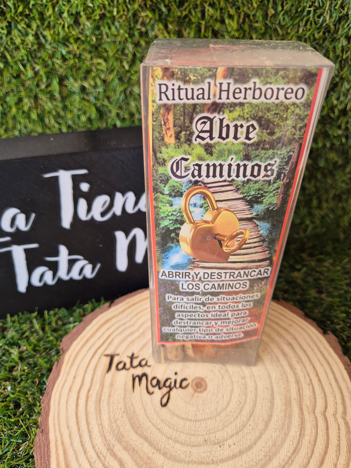 Velón Abre Caminos de 7 Llaves -Ritual Herbóreo para Abrir y Desatrancar los Caminos, para Salir de Situaciones Difíciles