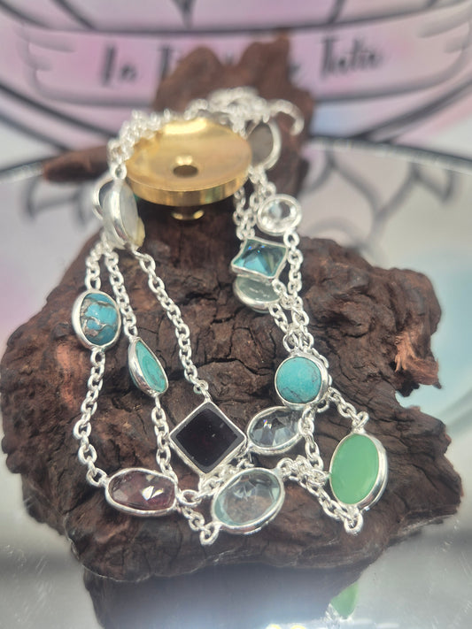Pulsera Minerales Plata 925