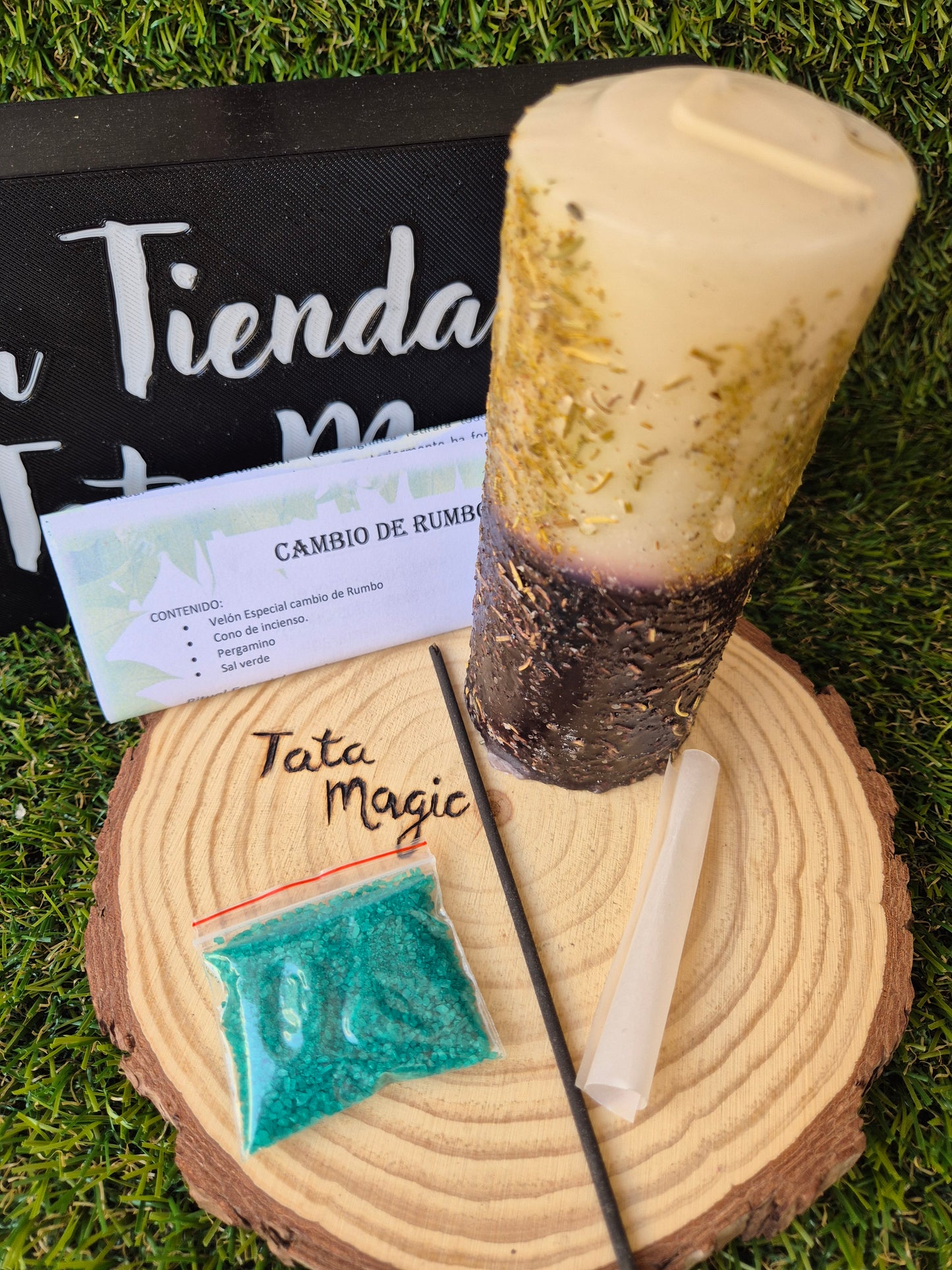 Velón Cambio de Rumbo de 7 Llaves - Ritual Cambio de Rumbo de una Persona o Situación