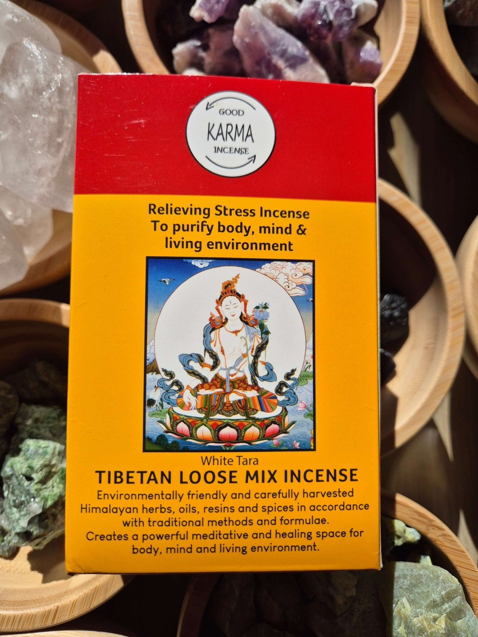 Incienso tibetano en polvo para aliviar el estrés, la ansiedad y la depresión, 130gr aproximadamente Tienda esotérica Málaga - La Tienda de Tata Magic: tienda Esotérica en Málaga