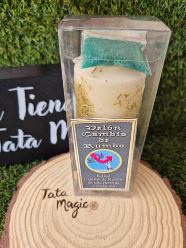 Velón Cambio de Rumbo de 7 Llaves - Ritual Cambio de Rumbo de una Persona o Situación