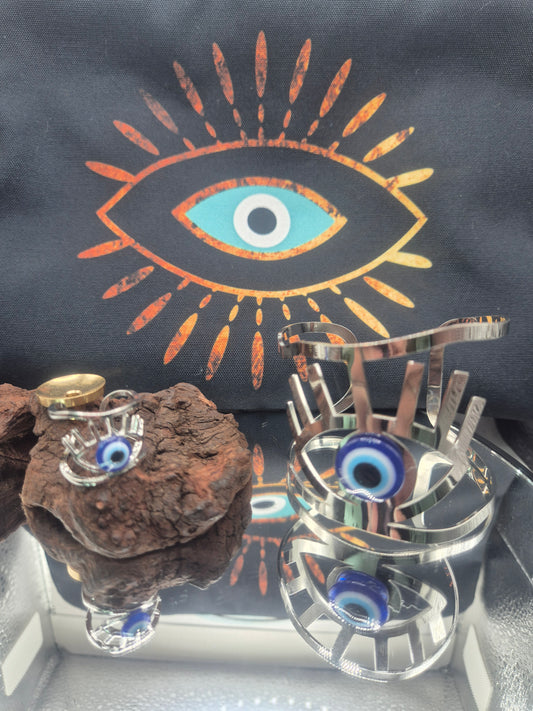Brazalete + Anillo + Neceser Ojo Turco