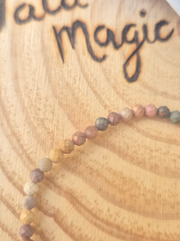 Pulsera de Alejandrita Facetada 3 mm - Purificación, Energía y Nuevos Comienzos