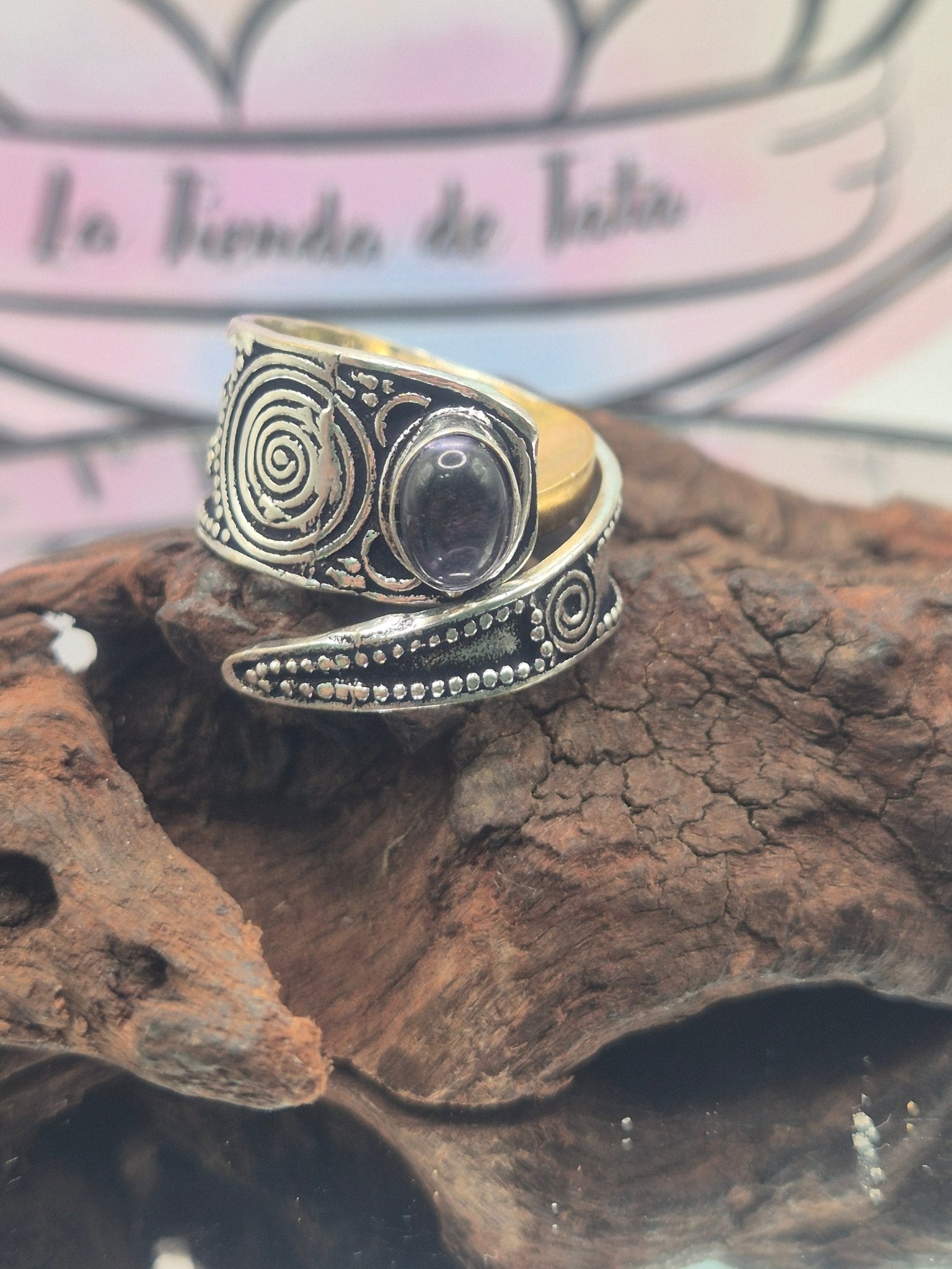 Anillo Mineral Ajustable AnillosaceroTienda esotérica Málaga - La Tienda de Tata Magic: tienda Esotérica en Málaga
