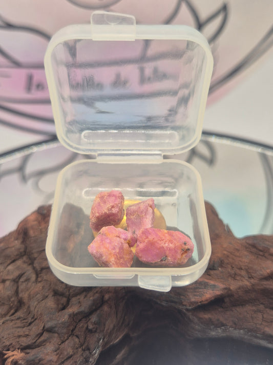 Mineral Rubi Bruto - Ritualizado Protección Espíritus (precio cajita)