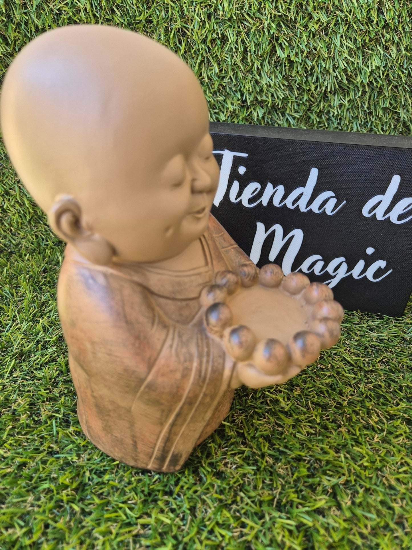 Portavelas Monje Grande - Decoración Zen y Meditación para el Hogar VelasTienda esotérica Málaga - La Tienda de Tata Magic: tienda Esotérica en Málaga