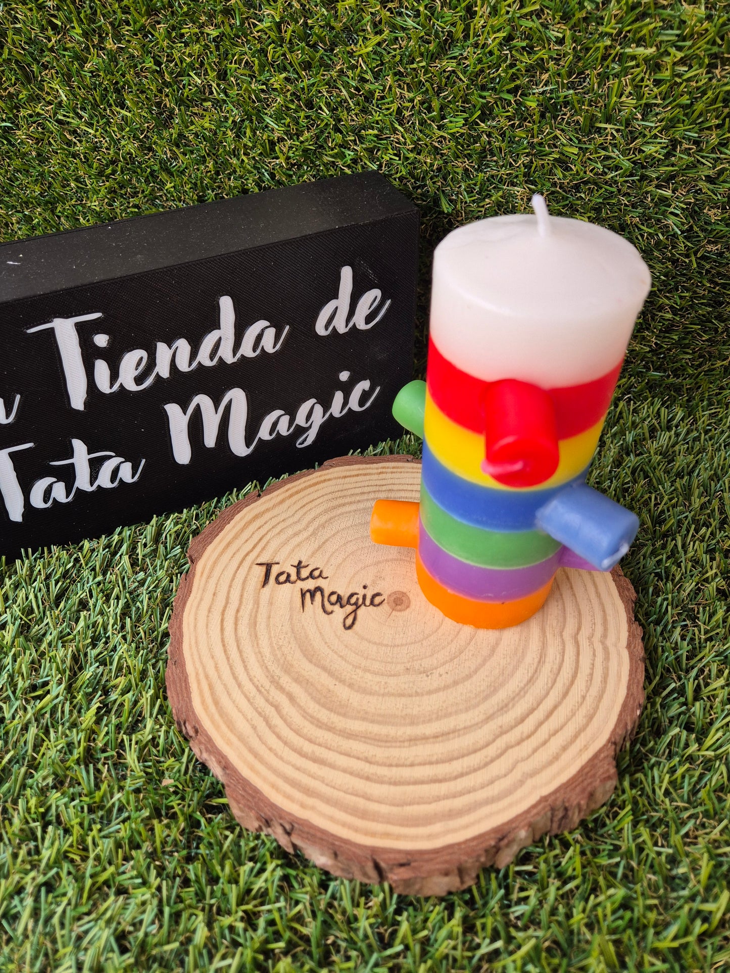 Velón 7 Mechas 7 Potencias - Rompe Obstáculos y Activa la Energía Divina