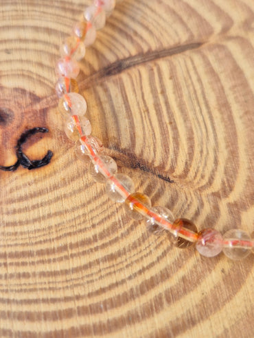 Pulsera de Citrino 4mm - Alegría, Energía y Abundancia JoyeriamineralespulserasTienda esotérica Málaga - La Tienda de Tata Magic: tienda Esotérica en Málaga