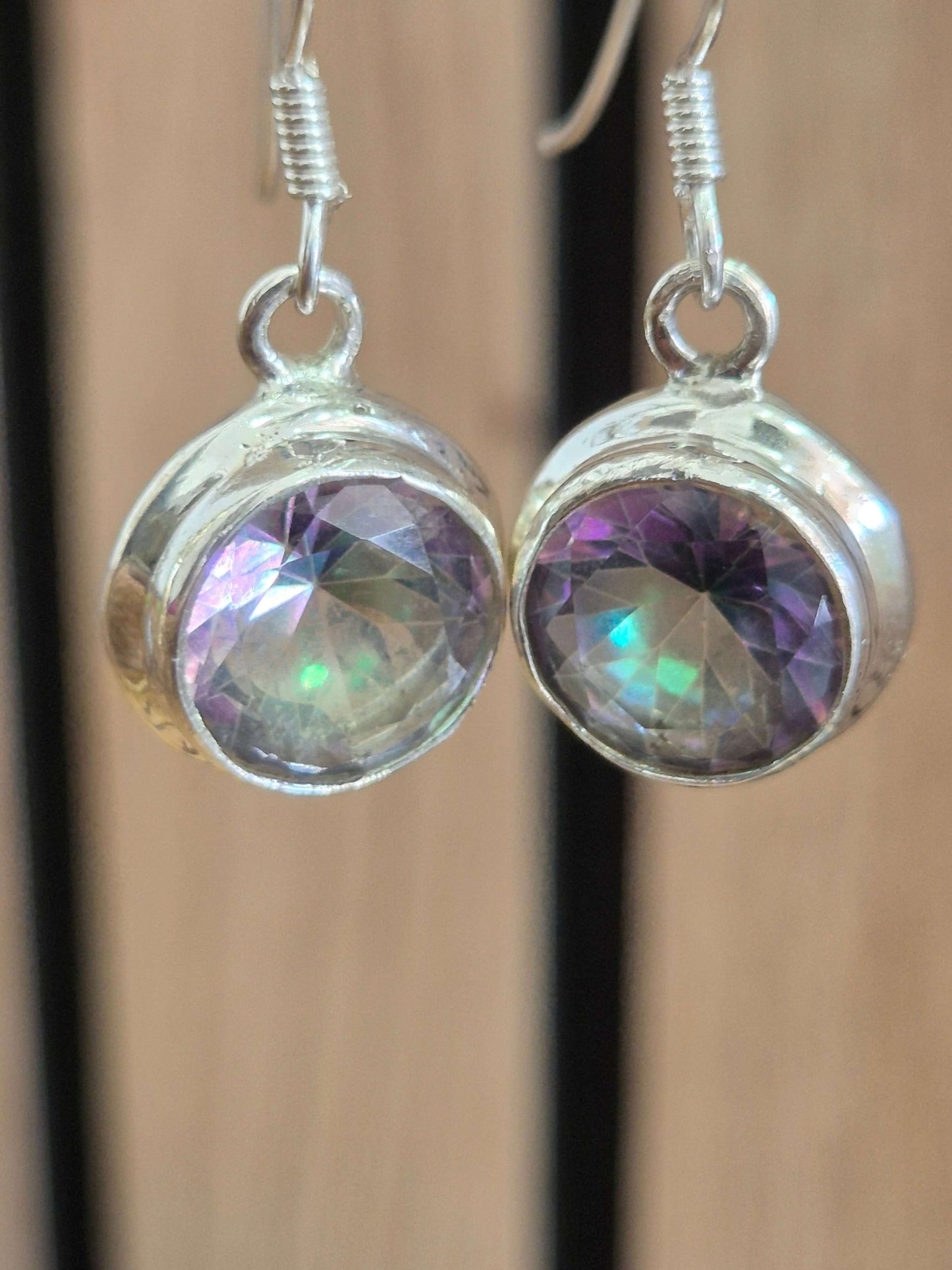 Pendientes topacio mistico plata Redondo pendientesplataTienda esotérica Málaga - La Tienda de Tata Magic: tienda Esotérica en Málaga