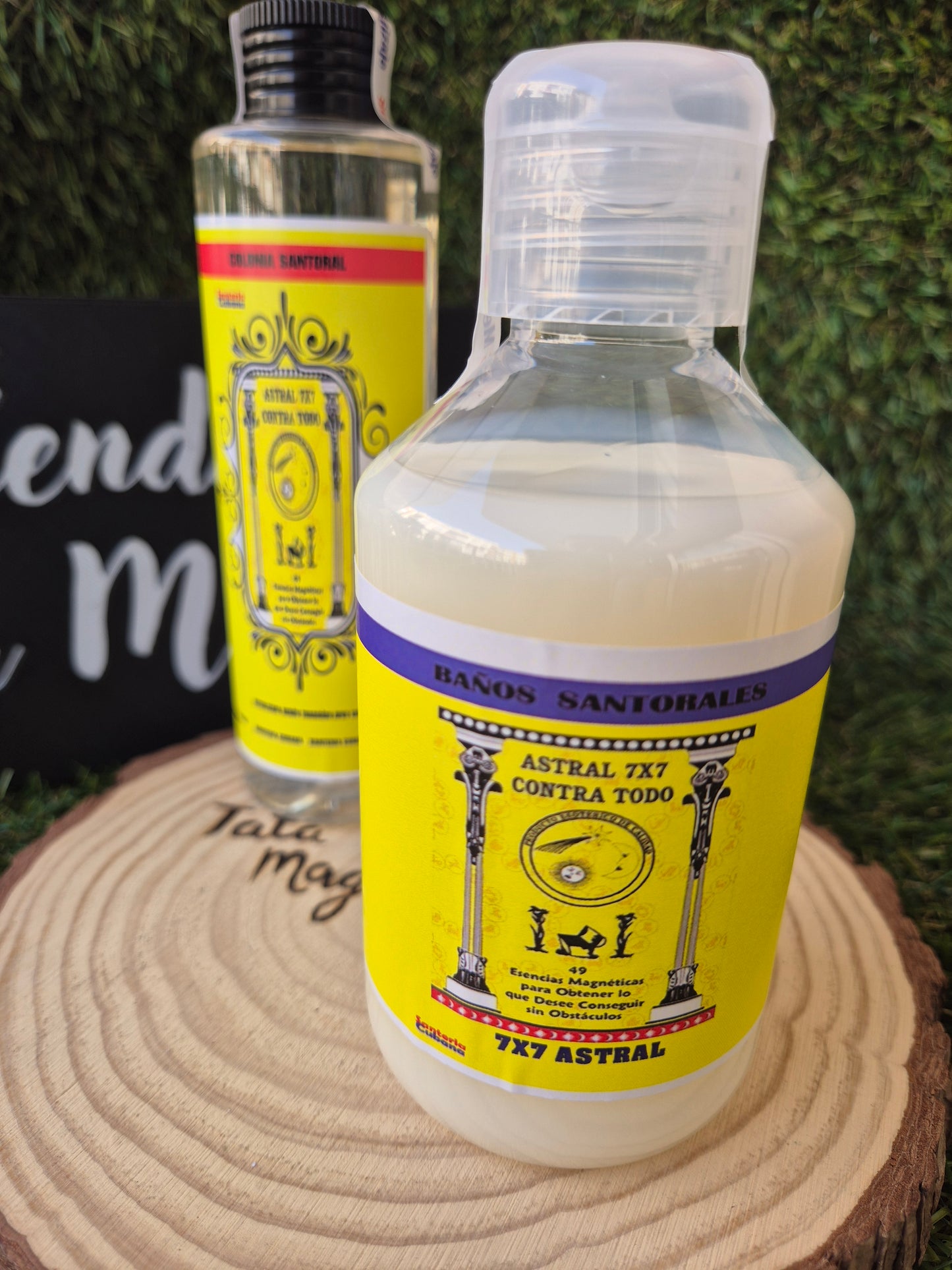 Pack Colonia + Baño 7x7 Astral Contra Todo- Santería Cubana para Protección Total y Limpieza Espiritual